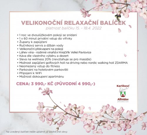 Velikonoční relaxační balíček